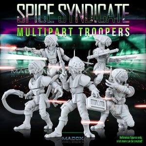 9x Pyke Syndicate Troops Star Wars RPG Legion Shatterpoint compatible - War Bear