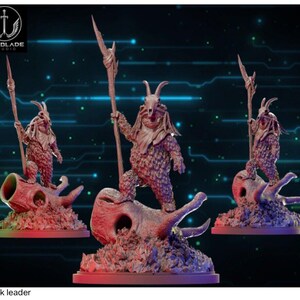 Líder principal Ewok proxy - Hoja de guerra compatible con Punto Destrozado de la Legión de Star Wars