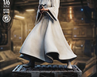 Leia organa sculpture star wars themed 3d bust / sculpture by sw3d