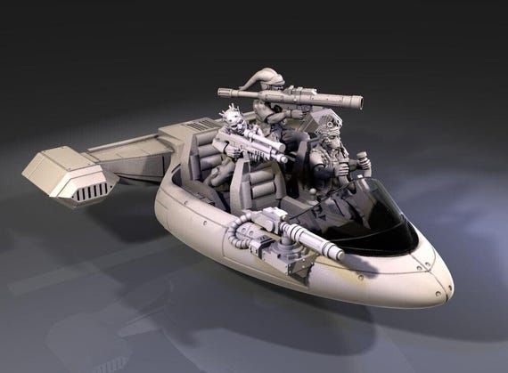 Guerrila Combat Speeder Star Wars Rpg Legion Shatterpoint