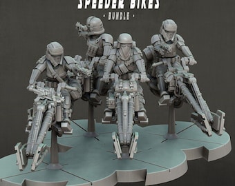 Rowery Remnant Speeder pojedynczo/zestaw - kompatybilne z Star Wars Legion jandro3d