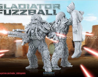 2 wookie gladiator krrsan star wars rpg legion shatterpoint compatible  war bear