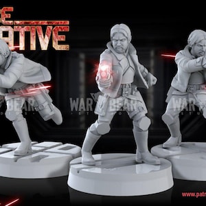 Operativo de la Alianza 3 Katar, juego de rol de Star Wars, Legion Shatterpoint, compatible con War Bear.