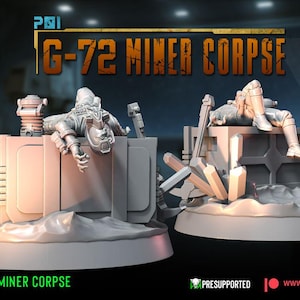 Cadáver minero G-72, proxy de Star Wars, Legion Shatterpoint, compatible con Warbear