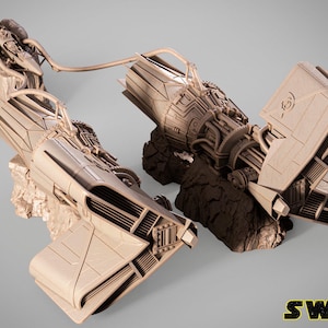 Sebulba Podracer Star Wars thematische 3D Büste/Skulptur von sw3d