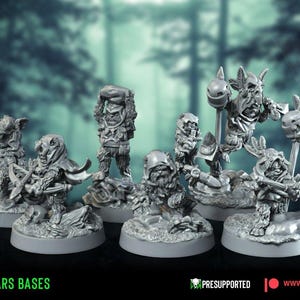 8x Ewok Troop Star Wars RPG Legion Shatterpoint compatible War Bear