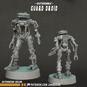 Outsiders guard droid - star wars legion compatible - jandro3d