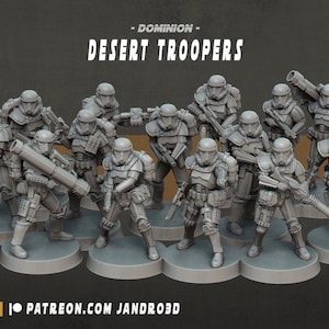 Remnant e-11 blaster / specialist desert troopers -star wars legion compatible jandro3d