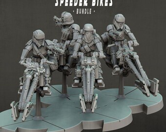 Rowery Remnant Speeder pojedynczo/zestaw - kompatybilne z Star Wars Legion jandro3d