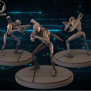 2 x bx commando droid proxy - star wars legion shatterpoint compatible warblade