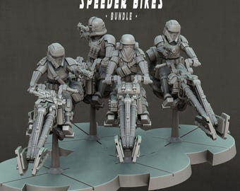 Remnant Empire Speeder Bikes pojedynczy/zestaw kompatybilny z Star Wars Legion jandro3d