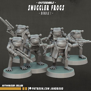 6 x smuggler frogs star wars legion compatible jandro3d