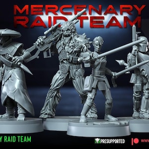 6 x mercenary raid team star wars legion shatterpoint compatible war bear