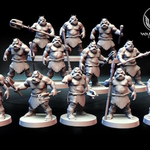 13 x gamorrean proxy - star wars legion shatterpoint compatible warblade