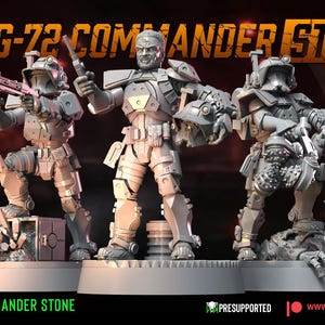 3 x G72 Kommandant Stein Star Wars Rpg Legion Shatter Point kompatibler Krieg Bär
