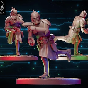 Klon Kommandant Teich Proxy - Star Wars Legion Shatter Point kompatibles Kriegsblade