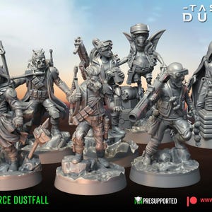 9 mercenaries task force dustfall star wars legion rpg shatterpoint warbear