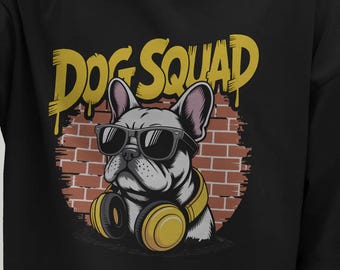Dog Squad Graffiti T-Shirt: Comfort Colors Vintage Streetwear Tee