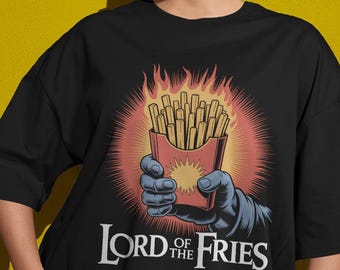 Lord of the Fries T-Shirt: Funny Vintage Graphic Tee