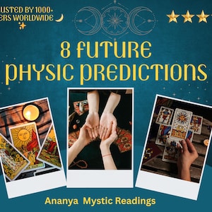 8 Future Psychic Predictions, Tarot Cards Reading, Future Psychic Reading, Fortune Teller Reading, Same Hour Love Reading