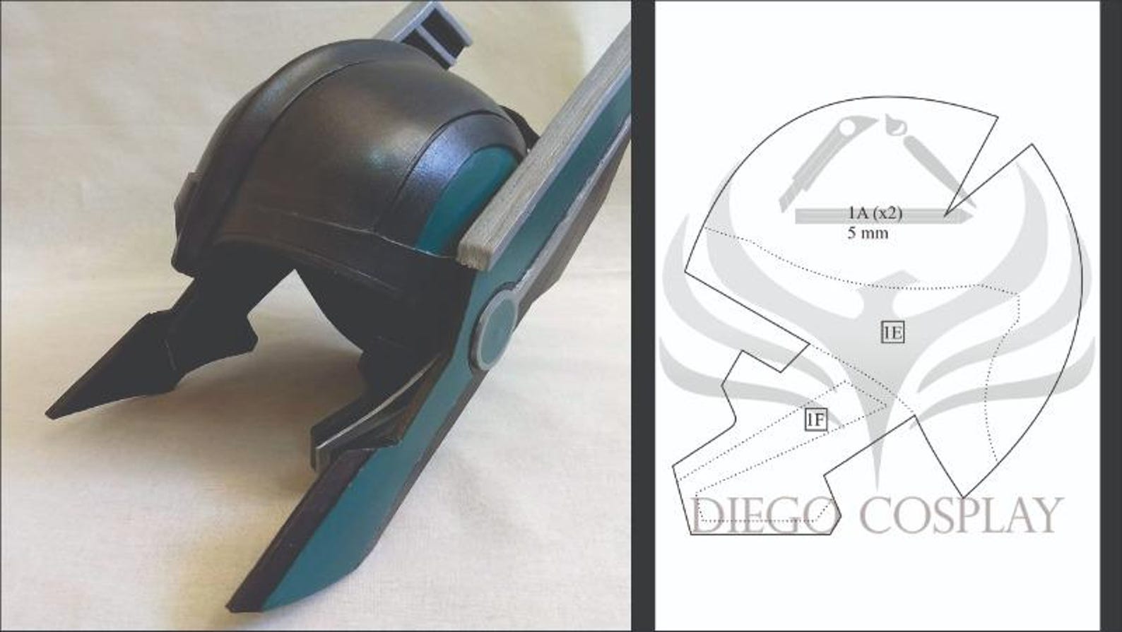 Thor 3 Pattern Printable PDF Pattern for Thor Helmet – Thor: Ragnarok (movie). - Etsy