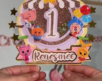 Plim Plim Cake Topper