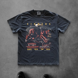 Sinners Movie Shirt: Vintage Horror Film Tee - Comfort Colors