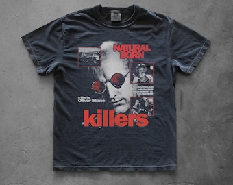 90'sヴィンテージ USA製ナチュラボーンキラーズ映画ムービーTシャツ白M