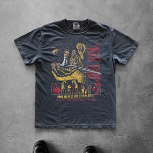 kill bill, black mamba, kill bill movie, beatrix kiddo, quentin tarantino, kill bill shirt, kill bill fan art, vintage, movie shirt,film
