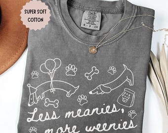 Daschund Shirt, Weiner Dog Dachshund Shirt, Vintage Dog shirt, Daschund gifts, Comfort colors dog tshirt, Dog lover gift, Weenie Dog Tee