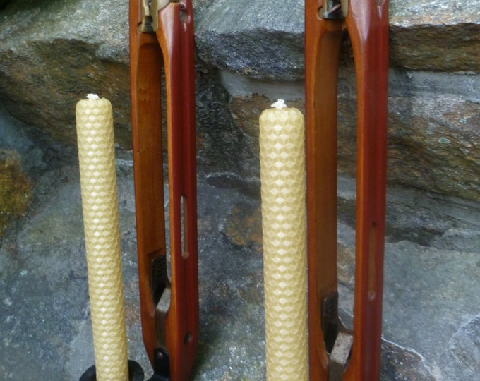 2 Weaving Loom Shuttle Candle Sconces Holders. Vintage Etsy