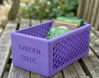 Garden Seed Organization Box
