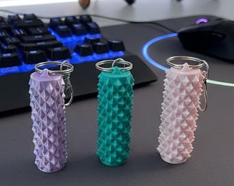 Stimulating Fidget Roller Keychain | Spiky Sensory Stim Toy | High Intensity Fidget for Anxiety & ADHD