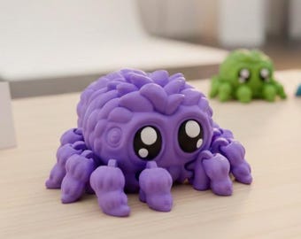 Creepy-Cute 3D Printed Spider Fidget Toy