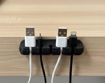 3D Printed Cable Organizer - Desk Wire Management Clip