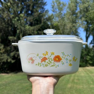 Cocotte Corning Ware Fleurs sauvages