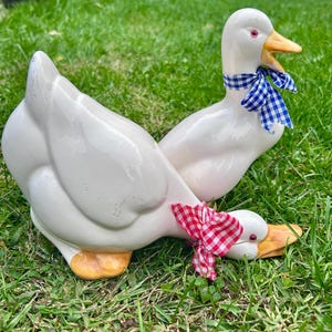 Vintage Goose Figurines