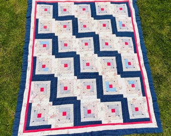 Trapunta vintage fatta a mano