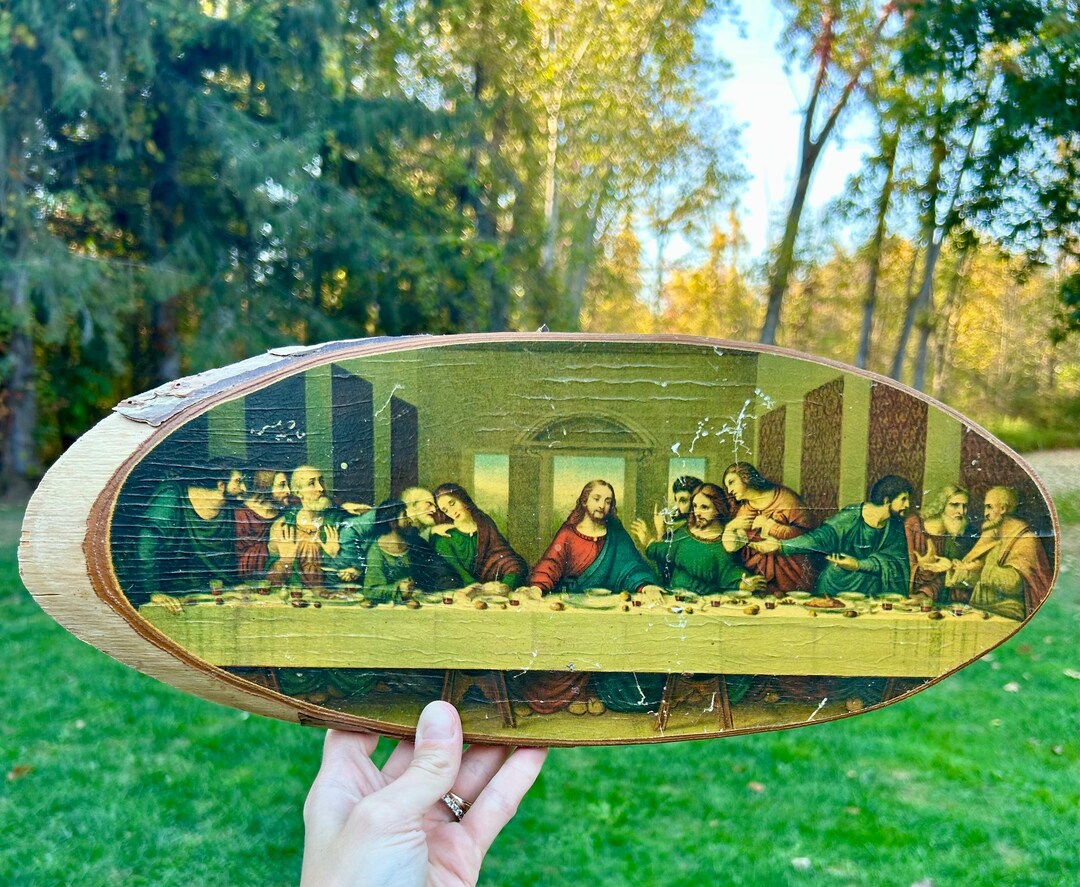Vintage Last Supper Picture - Etsy