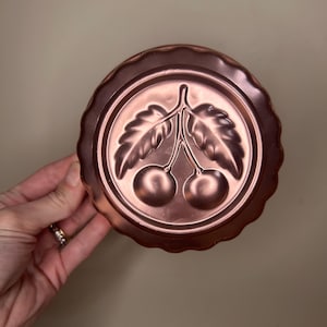 Vintage Cherry Copper Mold
