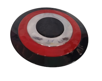 Scudo metallico dell'agente statunitense, replica da 18 pollici, accessorio per cosplay