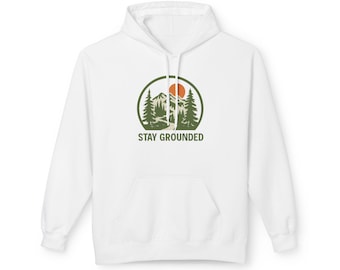 Stay Grounded fleecehoodie: knusse outdoorkleding voor natuurliefhebbers