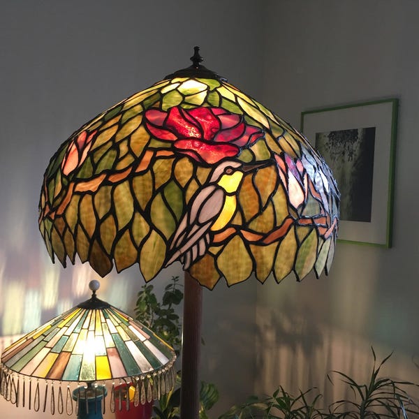 Stained Glass Lamp Shade Etsy
