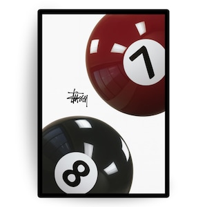 Stussy 8 Ball - Etsy Canada
