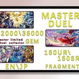 Yu-Gi-Oh! Master Duel | 32000-35000 Diamonds | 150 Ur Sr Dust | All Platforms