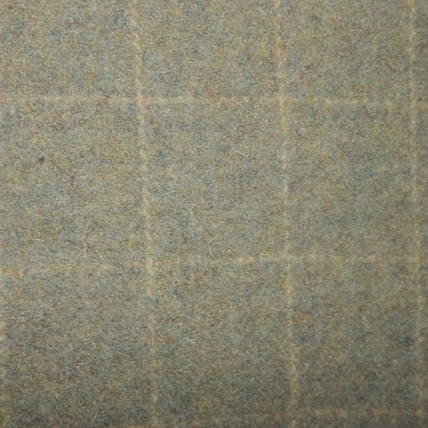 felted wool grey gray plaid check fabric 11 in by 38 in needle craft supply felt penny rug making heather primitive craft supply woven