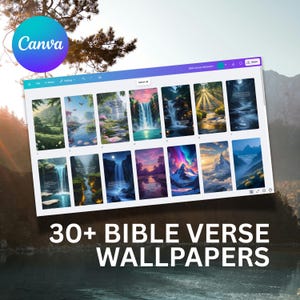 30+ Bible Verse Wallpapers | Christian Phone Backgrounds | Inspirational Scripture Art | Faith Digital Downloads