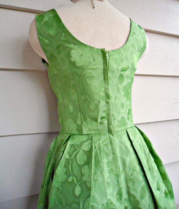 1950's Brocade Evening Gown - Modern Size 2 - Ful… - image 7