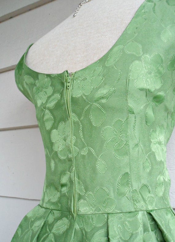 1950's Brocade Evening Gown - Modern Size 2 - Ful… - image 8