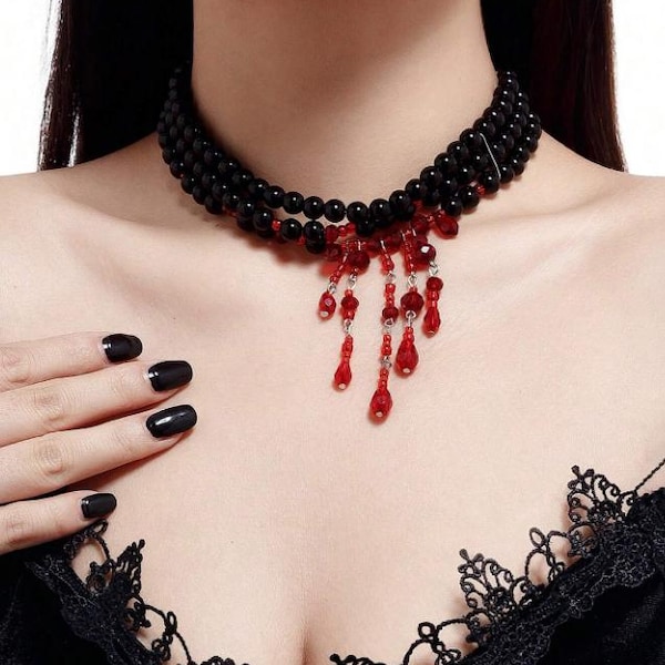 Vampire Bite Choker - Etsy